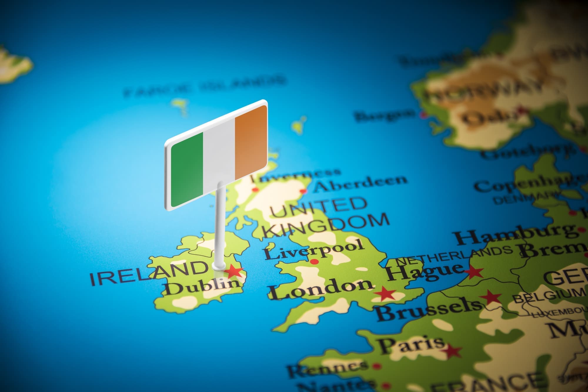 アイルランド地図